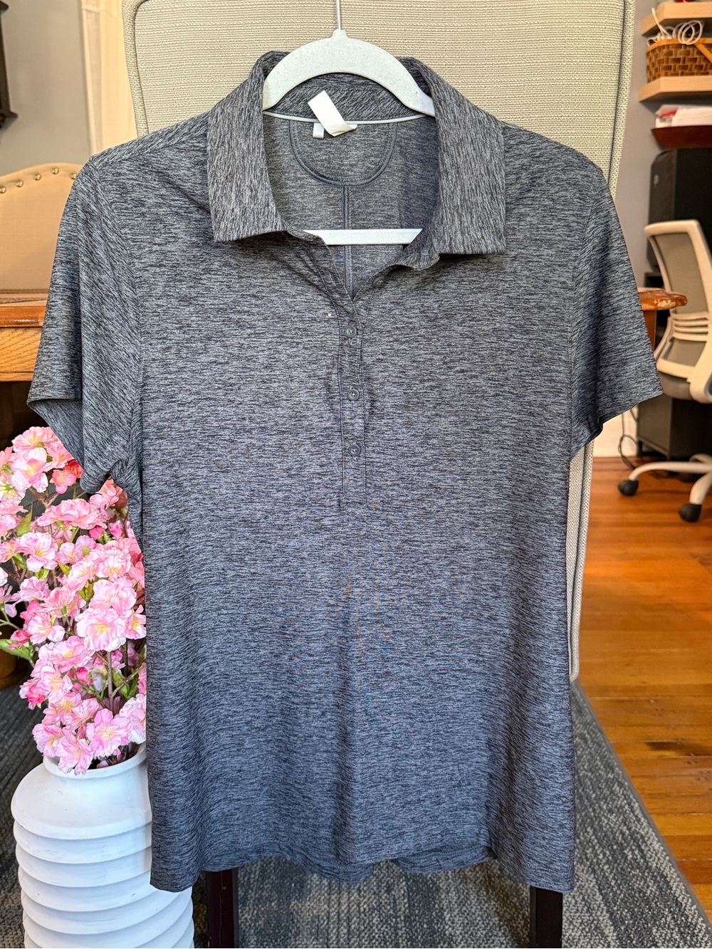 Under Armour Men's Polo Gray Size Large Like New